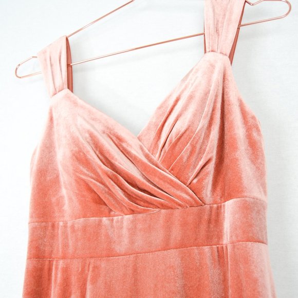 Velvet Dusty Rose Size 4 Formal Dress Etsy - Picture 5 of 11